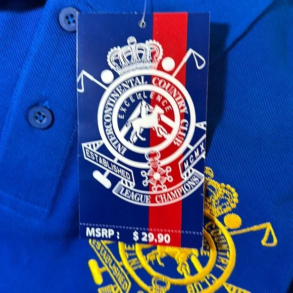 NWT Continental Country Club Polo 2XL - Picture 8 of 12